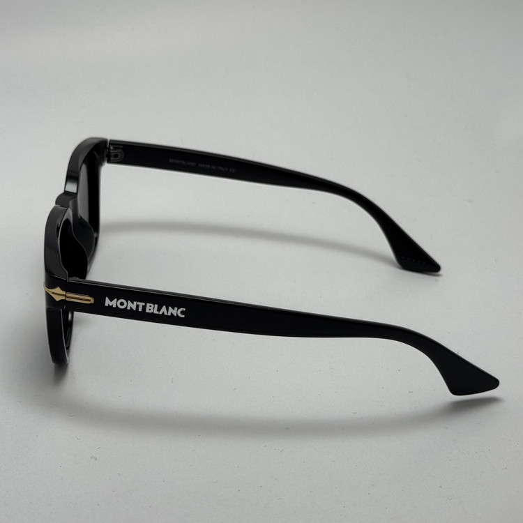 عینک آفتابی پلاریزه مون بلان MONT BLANC سبک مشکی کد MB 0302