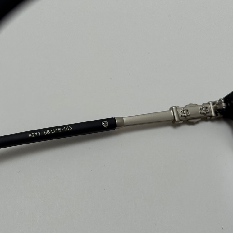 عینک بلوکات کروم هارتز کلاب مستر مشکی نقره ای Chrome Hearts 9217 - کیفیت مستر