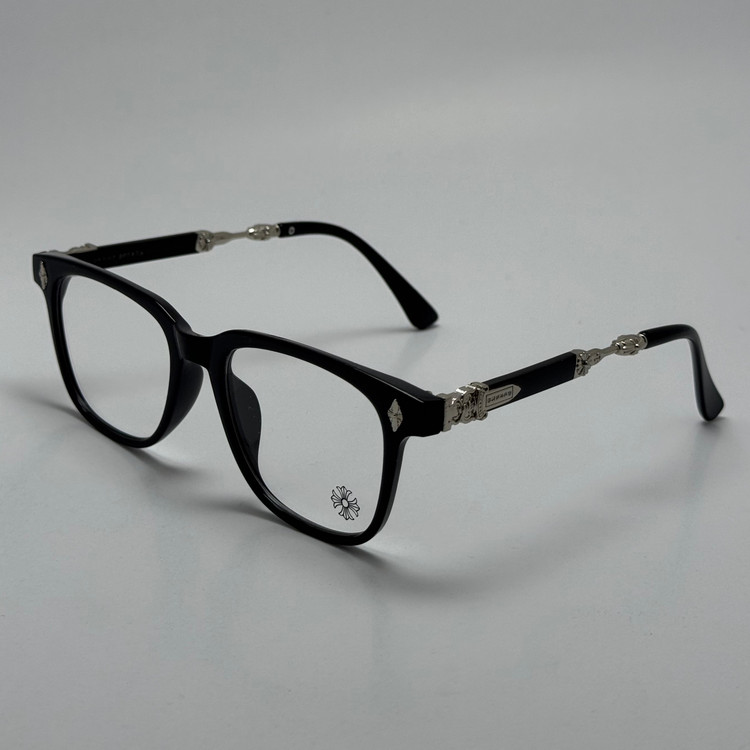 عینک بلوکات کروم هارتز مشکی نقره ای Chrome Hearts 2272 - کیفیت مستر