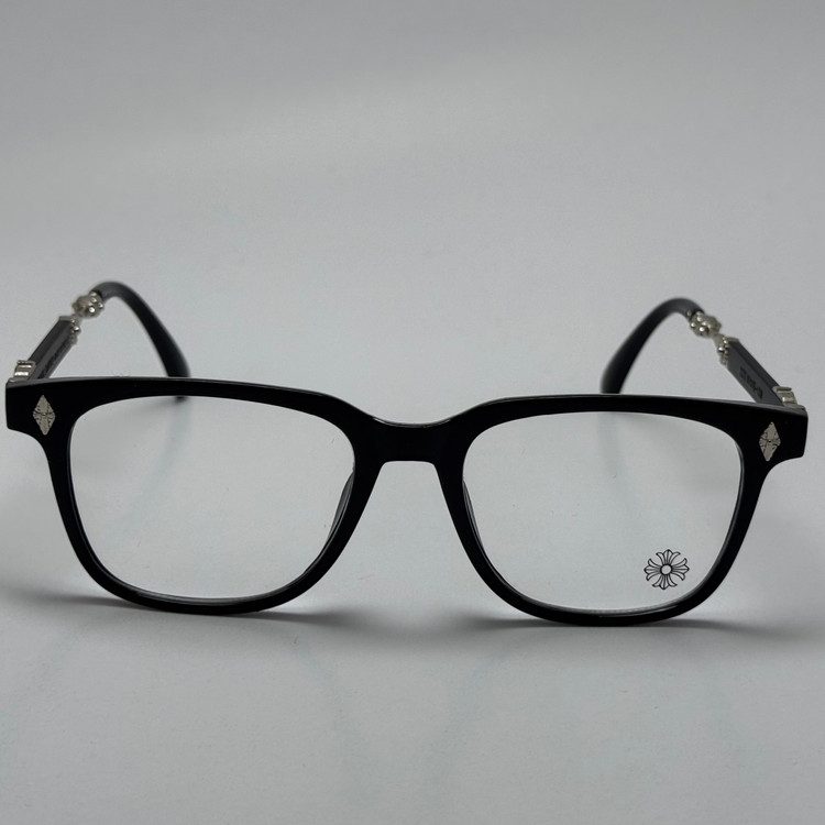 عینک بلوکات کروم هارتز مشکی نقره ای Chrome Hearts 2272 - کیفیت مستر