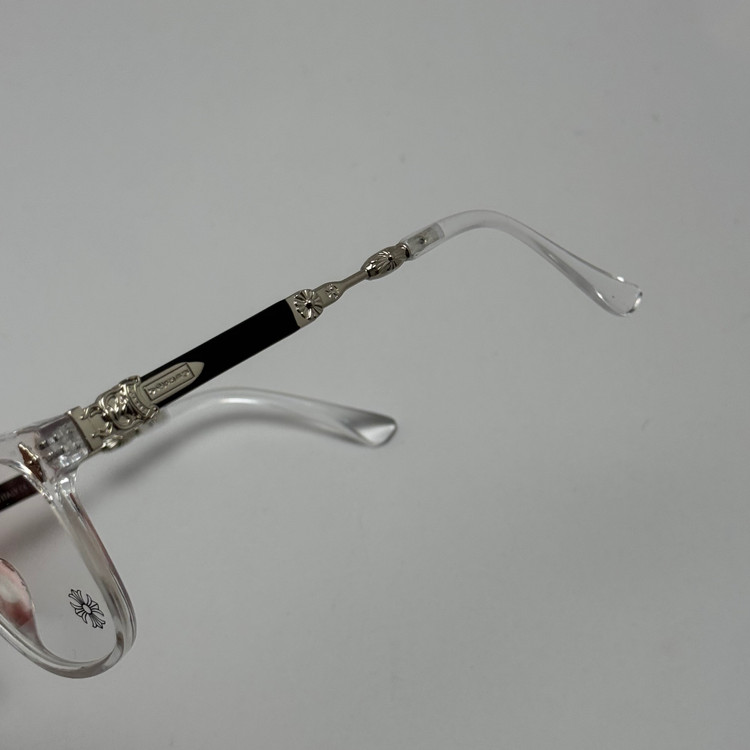 عینک بلوکات کروم هارتز کریستال نقره ای Chrome Hearts 2272 - کیفیت مستر