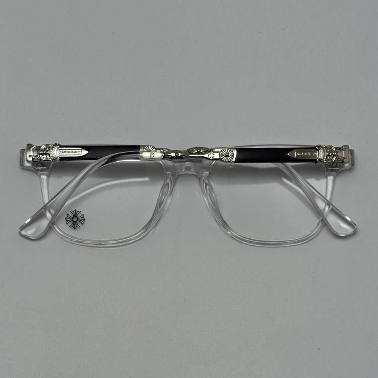 عینک بلوکات کروم هارتز کریستال نقره ای Chrome Hearts 2272 - کیفیت مستر