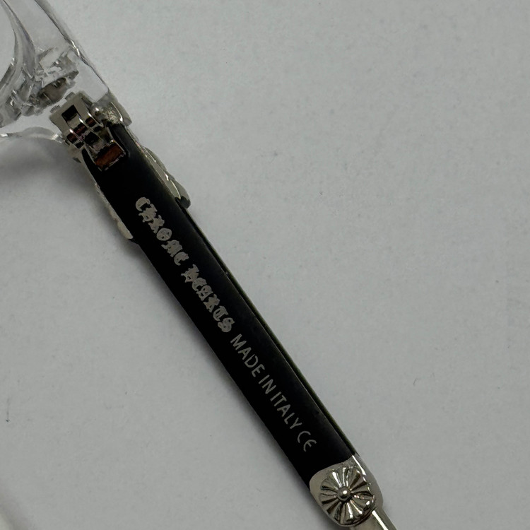 عینک بلوکات کروم هارتز کریستال نقره ای Chrome Hearts 2272 - کیفیت مستر