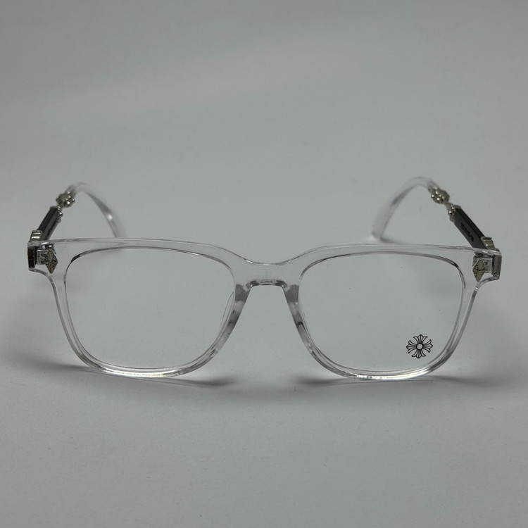 عینک بلوکات کروم هارتز کریستال نقره ای Chrome Hearts 2272 - کیفیت مستر