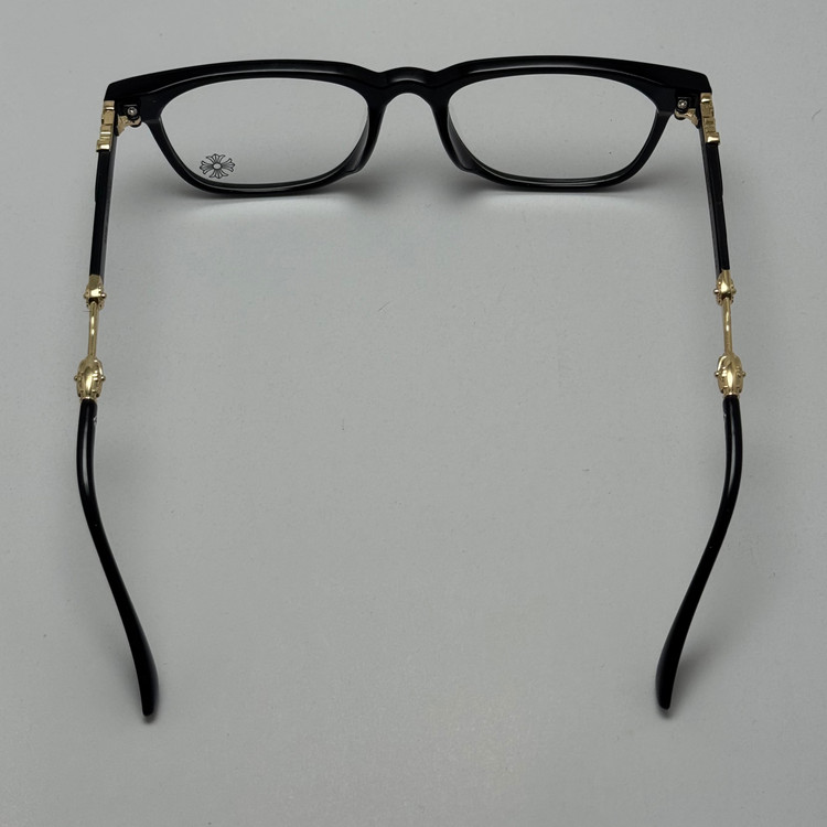 عینک بلوکات کروم هارتز مشکی طلایی Chrome Hearts 2272 - کیفیت مستر