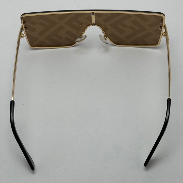 عینک آفتابی فریم لس فندی FENDI قهوه ای کد 4