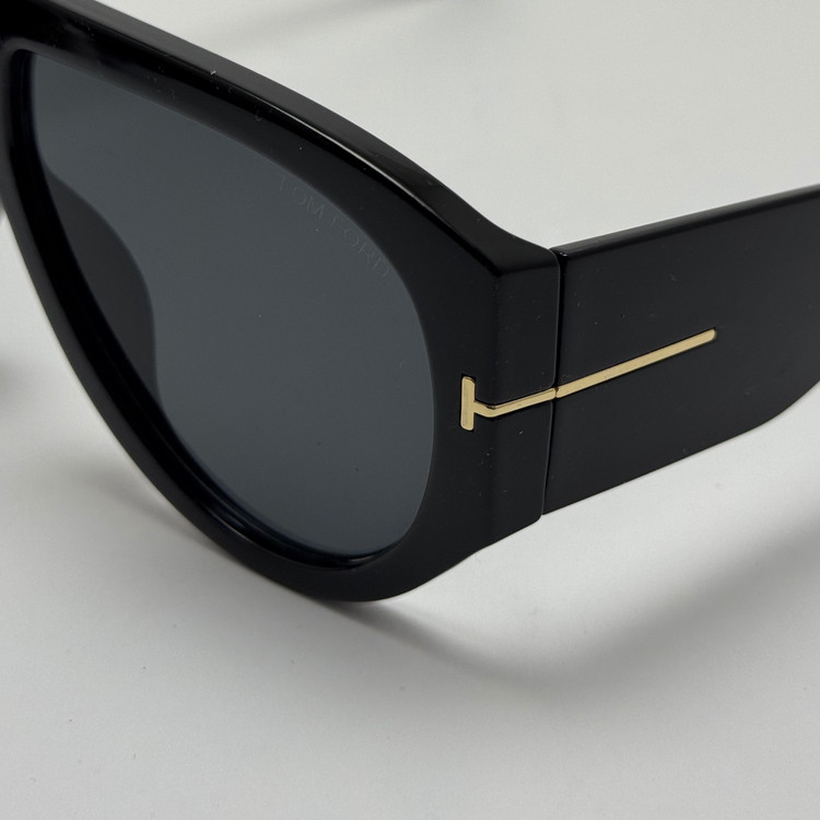 عینک آفتابی تام فورد Tom Ford تمام مشکی - عینک ترند