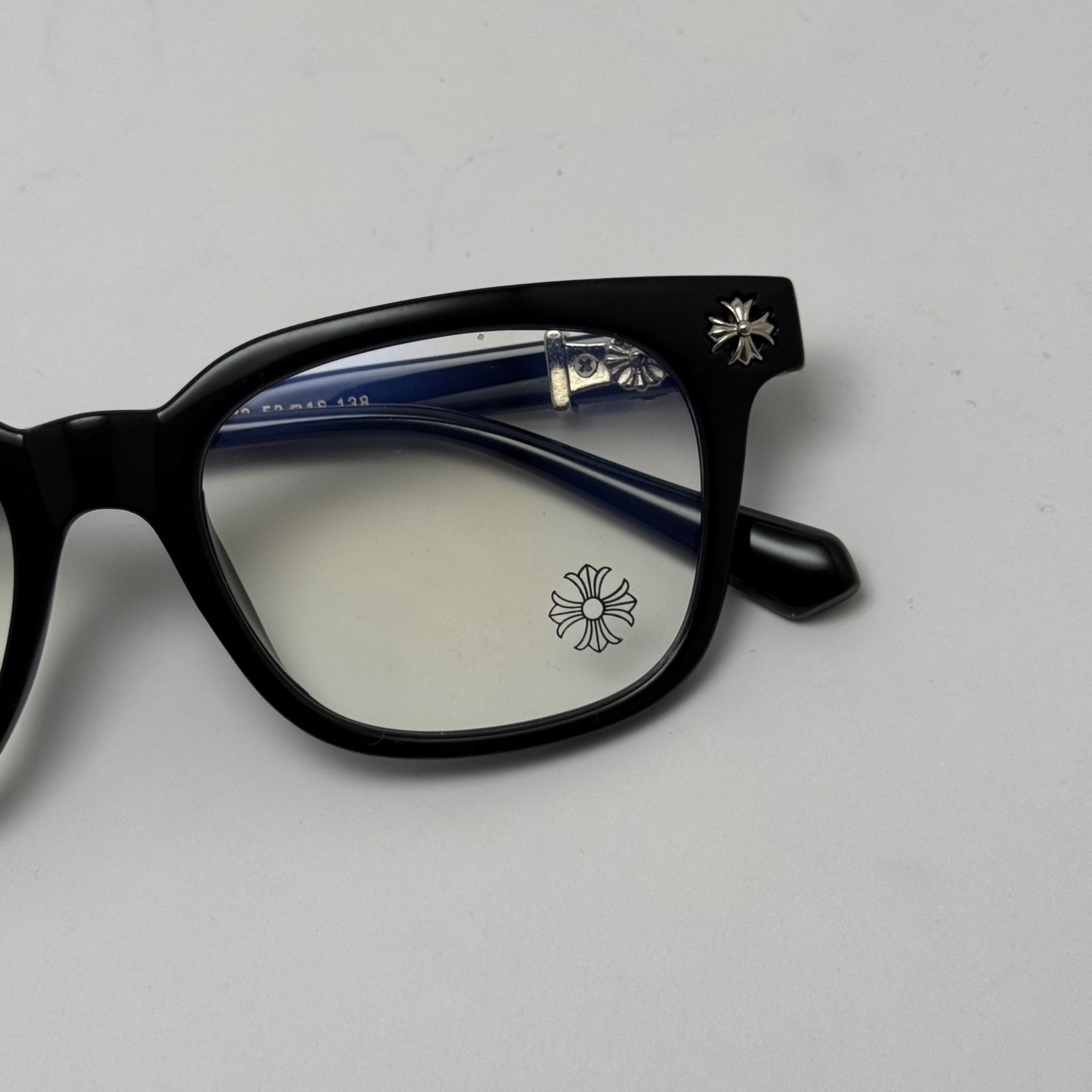 عینک بلوکات کروم هارتز مشکی نقره ای Chrome Hearts 2273 با پک کامل کروم هارتز - کیفیت مستر