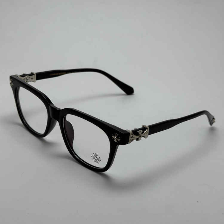 عینک بلوکات کروم هارتز مشکی نقره ای Chrome Hearts 2273 با پک کامل کروم هارتز - کیفیت مستر