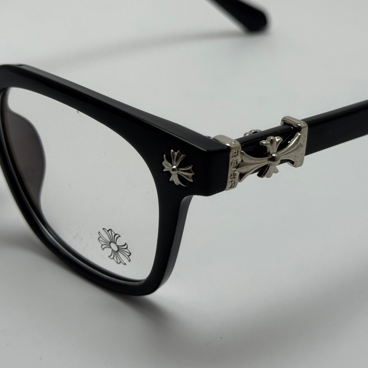 عینک بلوکات کروم هارتز مشکی نقره ای Chrome Hearts 2273 با پک کامل کروم هارتز - کیفیت مستر