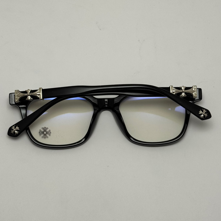 عینک بلوکات کروم هارتز مشکی نقره ای Chrome Hearts 2273 با پک کامل کروم هارتز - کیفیت مستر