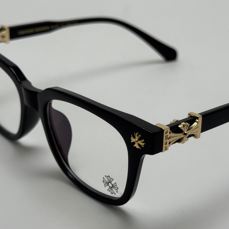 عینک بلوکات کروم هارتز مشکی طلایی Chrome Hearts 2273 با پک کامل کروم هارتز - کیفیت مستر