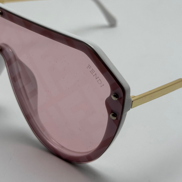 عینک آفتابی و شب فریم لس فندی FENDI صورتی کد 3