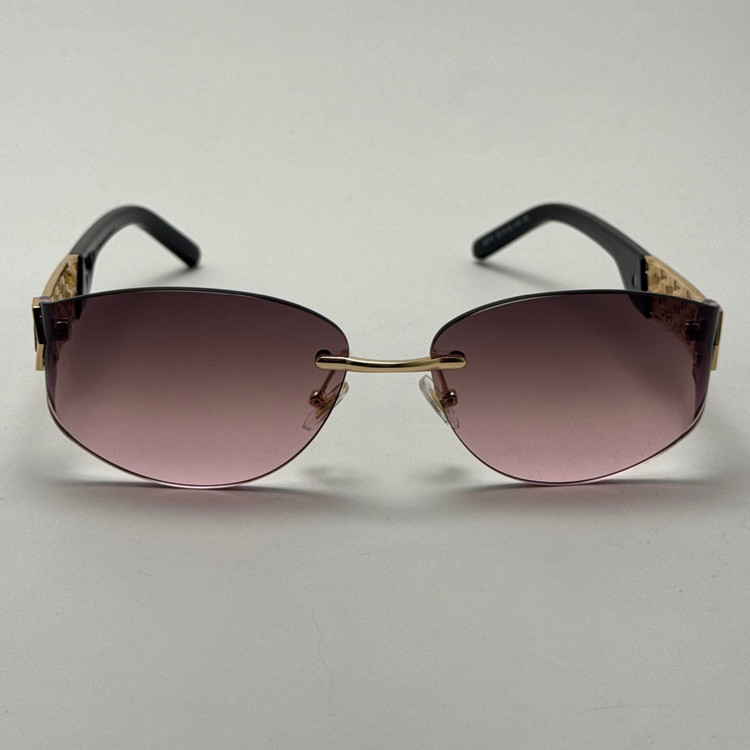 عینک آفتابی فیلیپ پلین Philip Plein مدل Luxury Shield فریم لس بنفش صورتی - لنز UV400