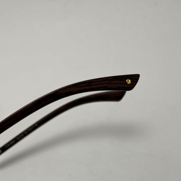 عینک آفتابی مردانه کارتیر Cartier مدل Santos قهوه ای