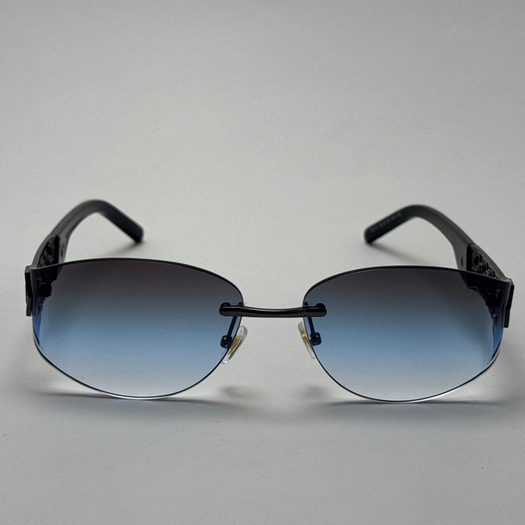 عینک آفتابی فیلیپ پلین Philip Plein مدل Luxury Shield فریم لس آبی - لنز UV400