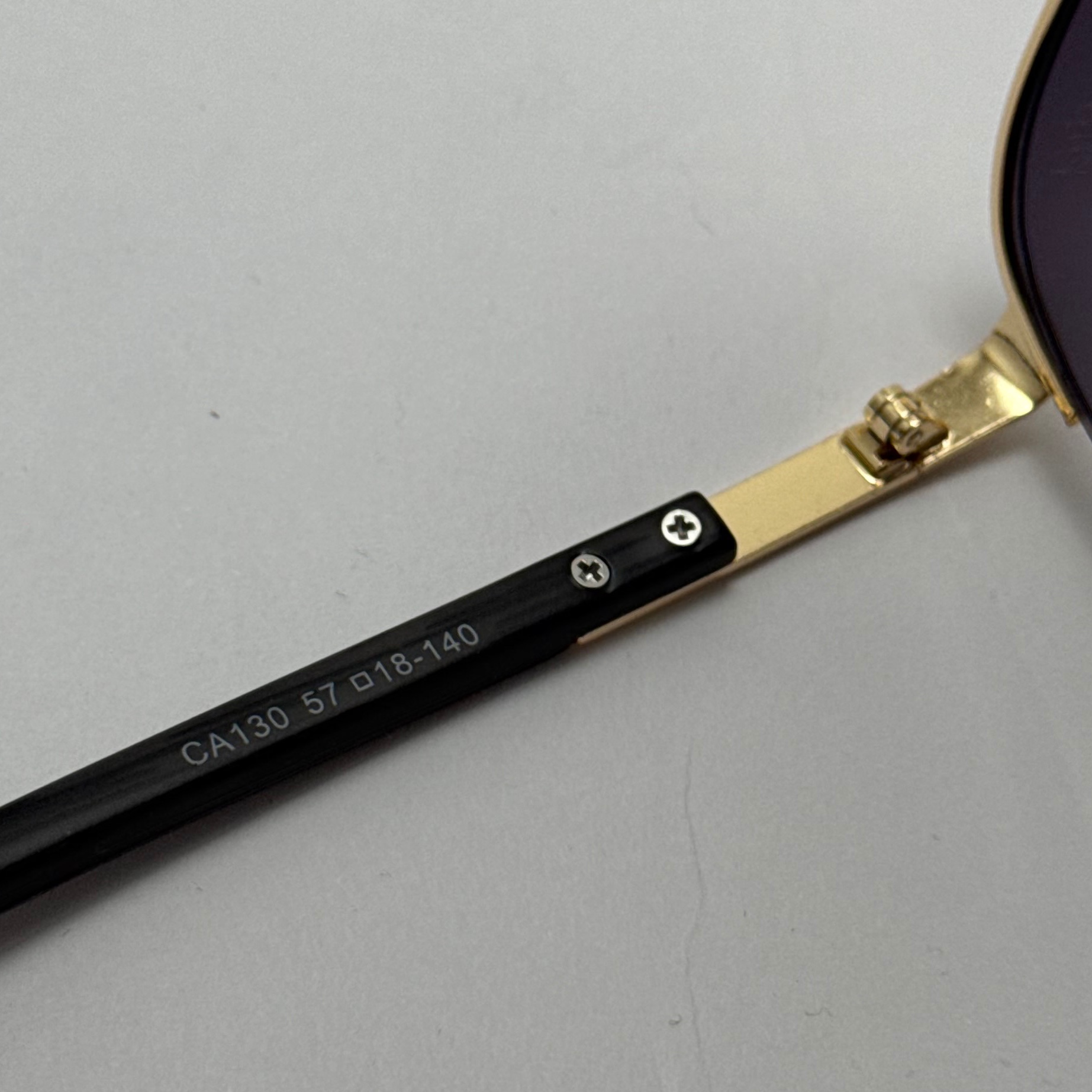 عینک آفتابی مردانه کارتیر Cartier مدل Santos آبی طلایی