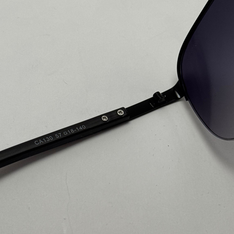 عینک آفتابی مردانه کارتیر Cartier مدل Santos تمام مشکی