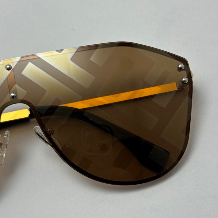 عینک آفتابی و شب فریم لس فندی FENDI قهوه ای کد 2