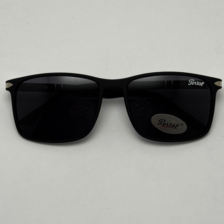 عینک آفتابی پلاریزه پرسول PERSOL مستطیلی لولا فنری کد P 8011