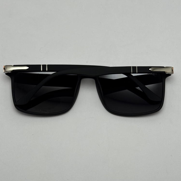 عینک آفتابی پلاریزه پرسول PERSOL مستطیلی لولا فنری کد P 8011