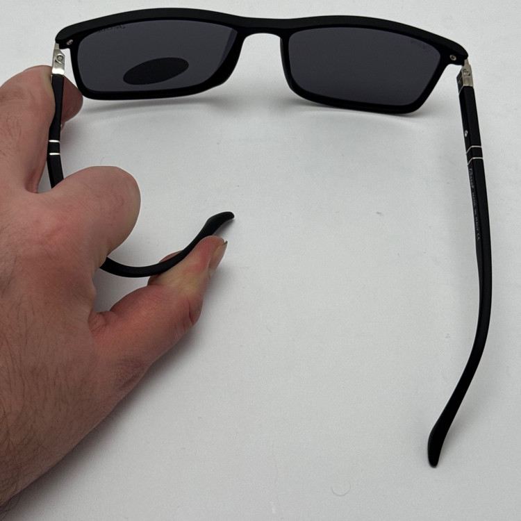عینک آفتابی پلاریزه پرسول PERSOL مستطیلی لولا فنری کد P 8011