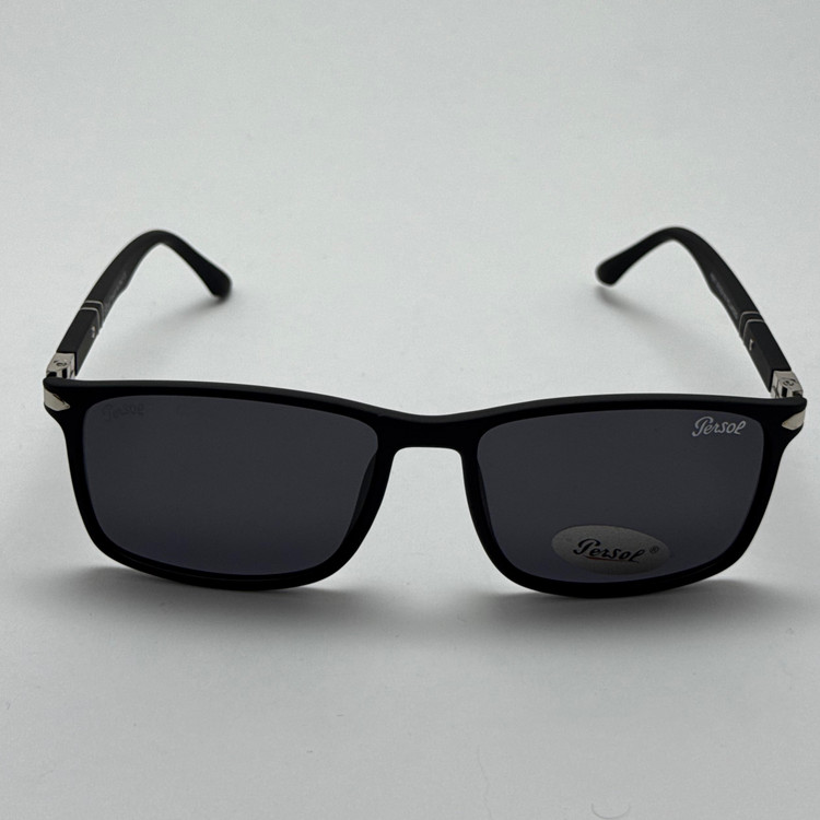عینک آفتابی پلاریزه پرسول PERSOL مستطیلی لولا فنری کد P 8011
