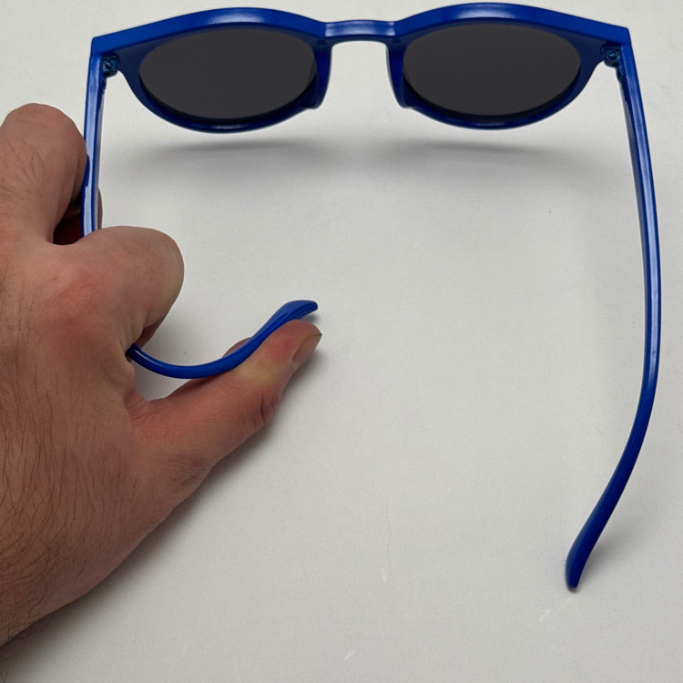 عینک آفتابی گرد جنتل مانستر GENTEL MONSTER آبی عدسی مشکی کد 3289
