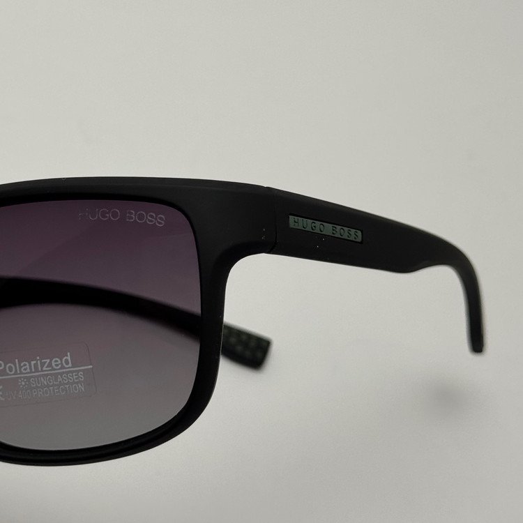 عینک آفتابی پلاریزه هوگو باس HUGO BOSS تمام مشکی کد 2205 - عینک رانندگی
