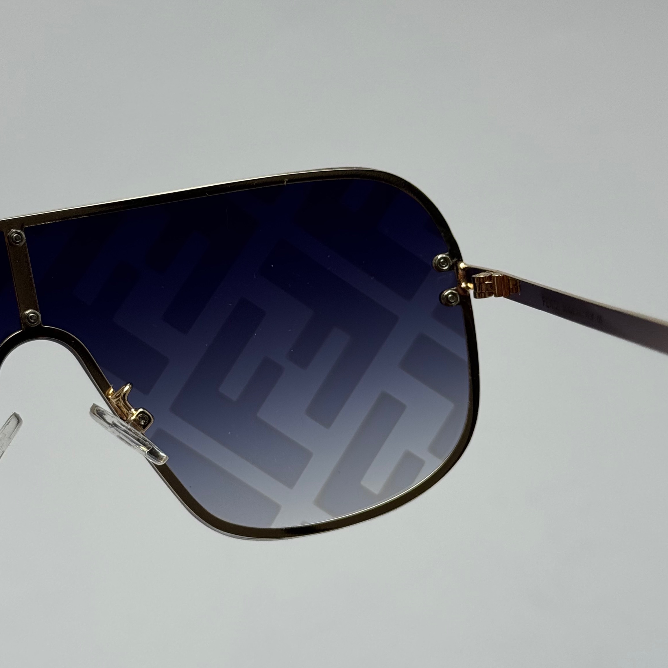 عینک آفتابی فریم لس فندی FENDI مشکی کد 1