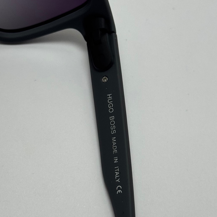 عینک آفتابی پلاریزه هوگو باس HUGO BOSS طوسی مشکی کد 2205 - عینک رانندگی