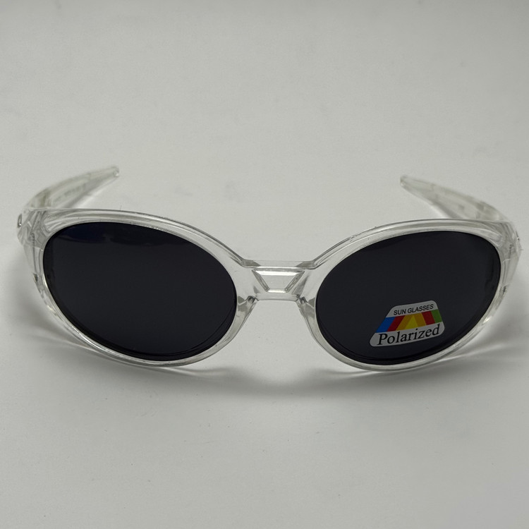 عینک آفتابی پلاریزه اوکلی مدل Oakley Eye Jacket Redux بیضی کریستالی مشکی