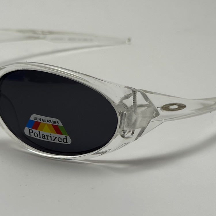 عینک آفتابی پلاریزه اوکلی مدل Oakley Eye Jacket Redux بیضی کریستالی مشکی