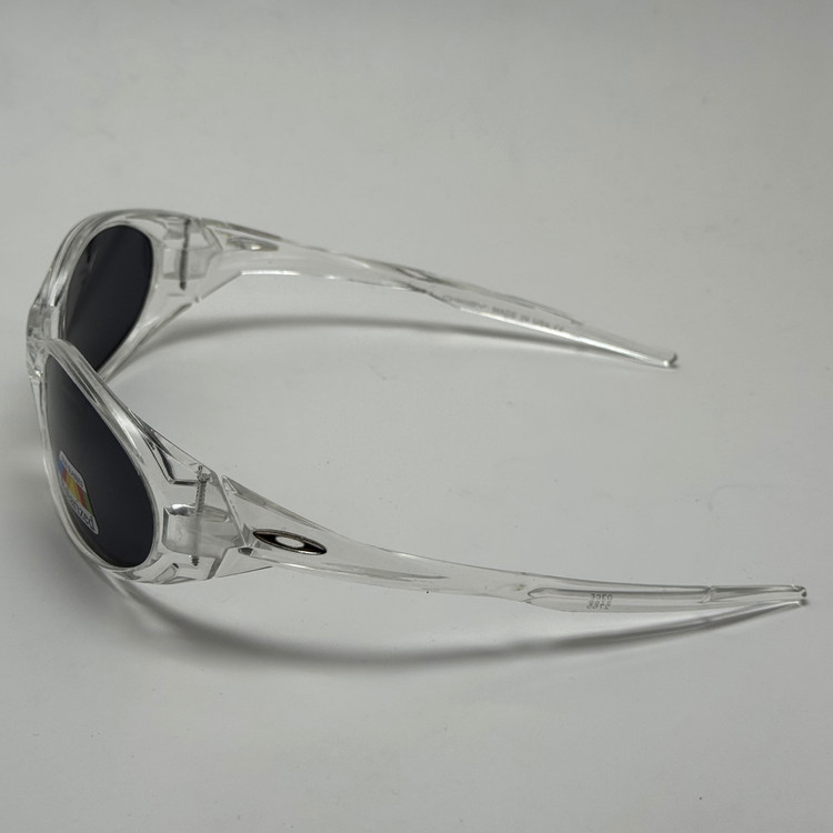 عینک آفتابی پلاریزه اوکلی مدل Oakley Eye Jacket Redux بیضی کریستالی مشکی