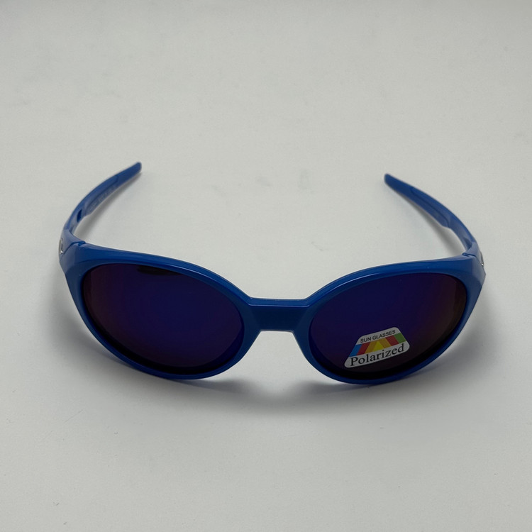 عینک آفتابی پلاریزه اوکلی مدل Oakley Eye Jacket Redux بیضی آبی