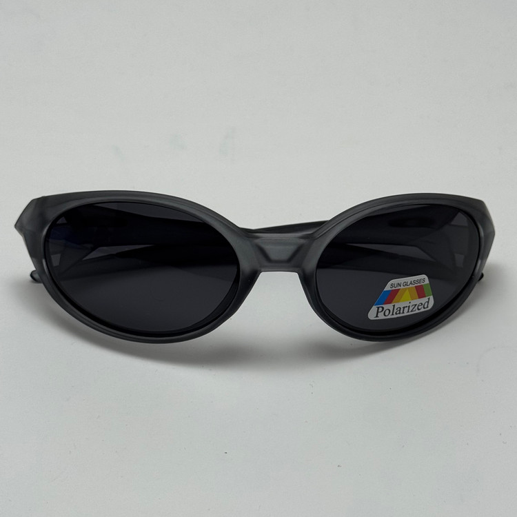 عینک آفتابی پلاریزه اوکلی مدل Oakley Eye Jacket Redux بیضی طوسی