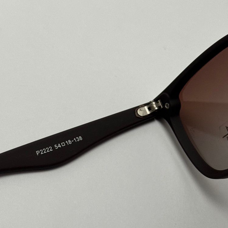 عینک آفتابی پلاریزه ریبن rayban قهوه ای کد p2222
