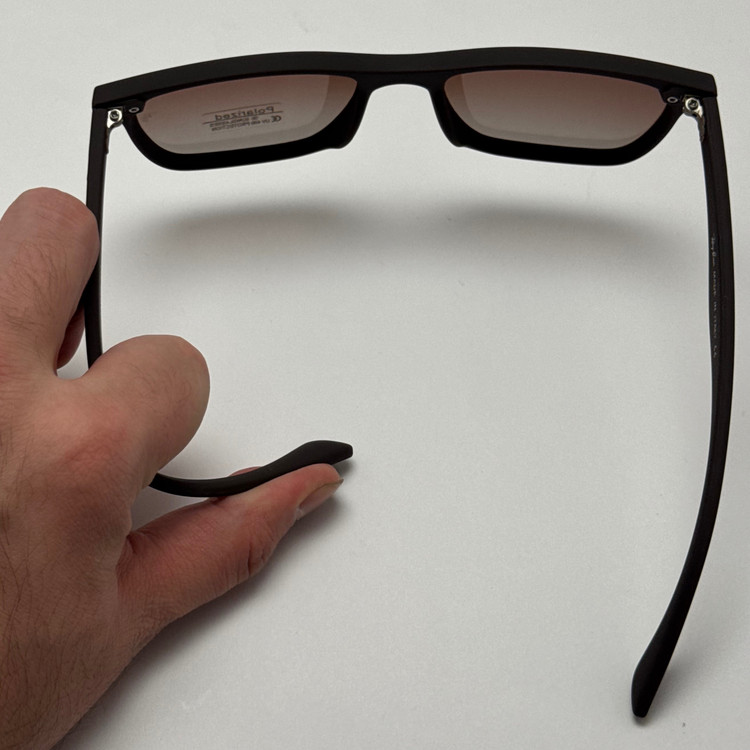 عینک آفتابی پلاریزه ریبن rayban قهوه ای کد p2222