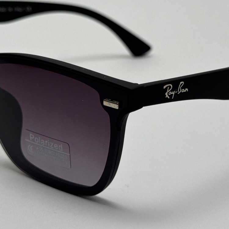 عینک آفتابی پلاریزه ریبن rayban تمام مشکی کد p2222