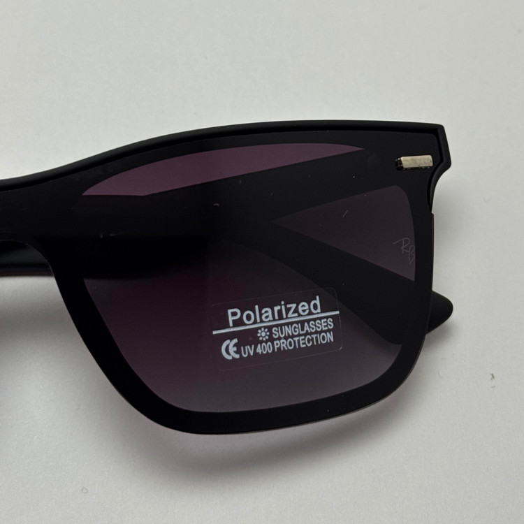 عینک آفتابی پلاریزه ریبن rayban تمام مشکی کد p2222