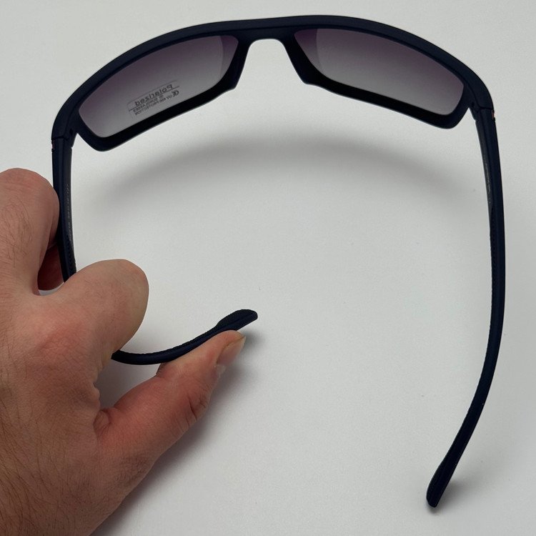 عینک آفتابی پلاریزه اسپرت کررا CARRERA آبی نفت مناسب رانندگی به همراه کاور پارچه ای و دستمال نانو مخصوص کد 2218