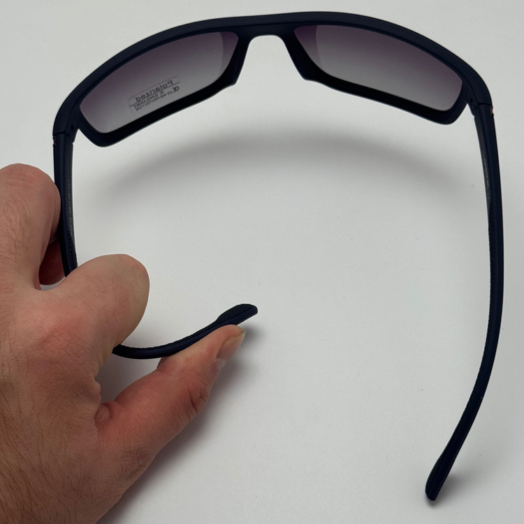 عینک آفتابی پلاریزه اسپرت کررا CARRERA آبی نفتی مناسب رانندگی به همراه کاور پارچه ای و دستمال نانو مخصوص کد 2218