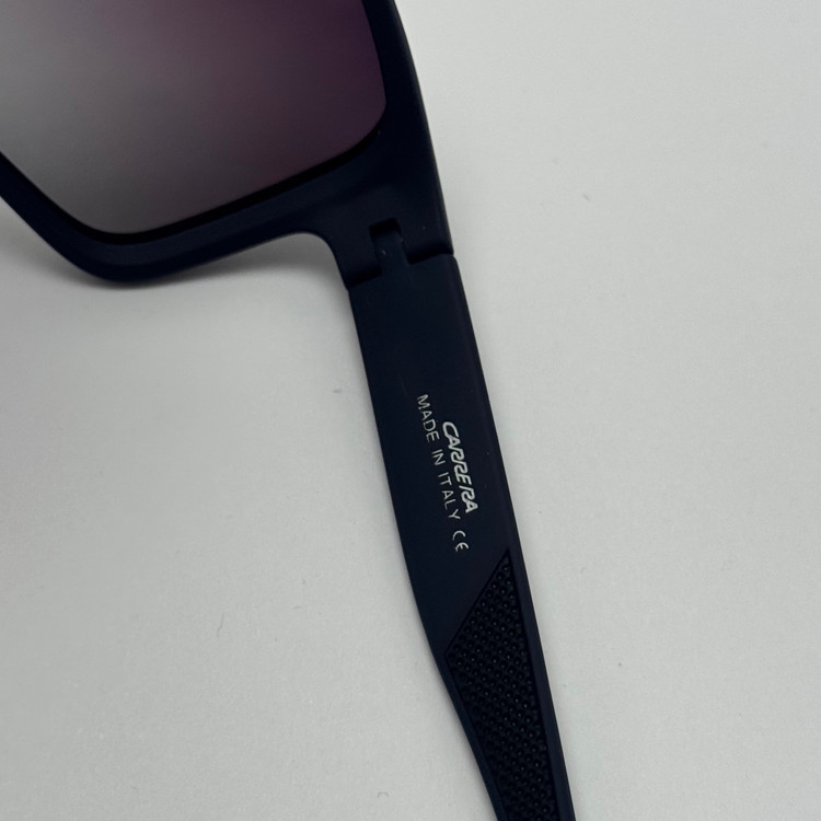 عینک آفتابی پلاریزه اسپرت کررا CARRERA آبی نفتی مناسب رانندگی به همراه کاور پارچه ای و دستمال نانو مخصوص کد 2218