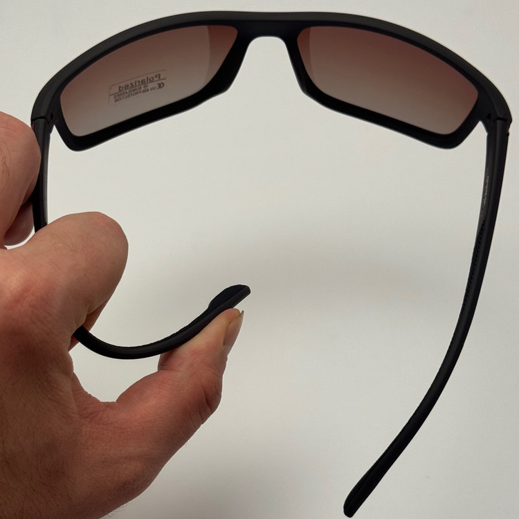 عینک آفتابی پلاریزه اسپرت کررا CARRERA قهوه ای مناسب رانندگی به همراه کاور پارچه ای و دستمال نانو مخصوص کد 2218