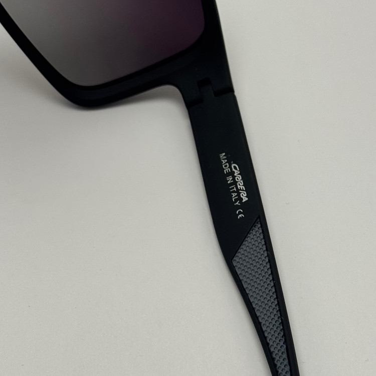 عینک آفتابی پلاریزه اسپرت کررا CARRERA مشکی مناسب رانندگی به همراه کاور پارچه ای و دستمال نانو مخصوص کد 2218