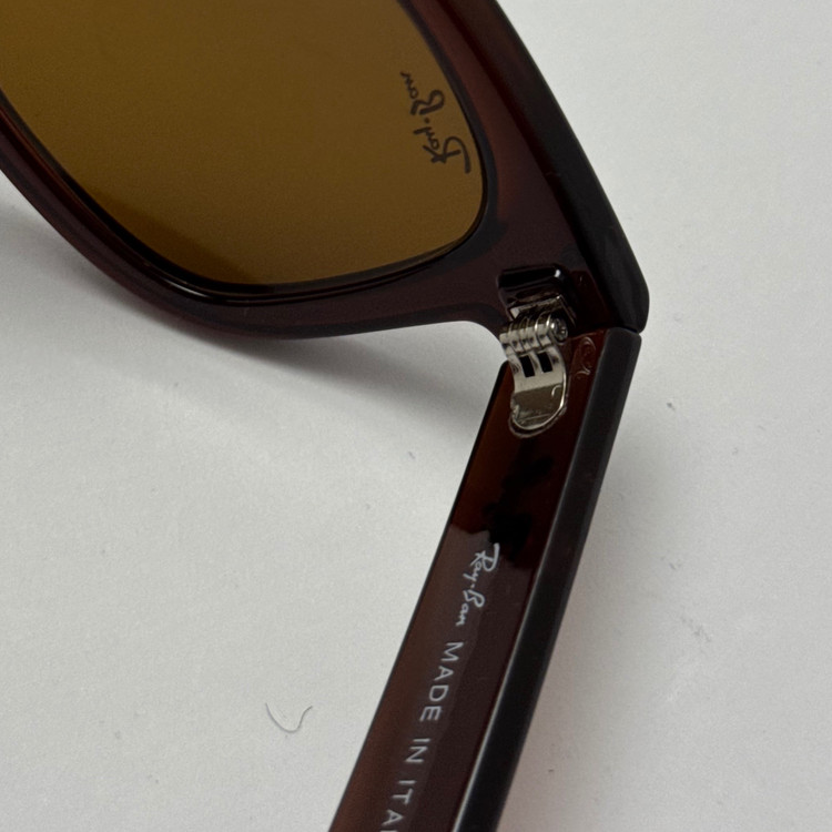 عینک آفتابی ریبن ویفرر شیشه سنگ قهوه ای به همراه پک کامل ریبن Rayban WAYFARER RB 0502S