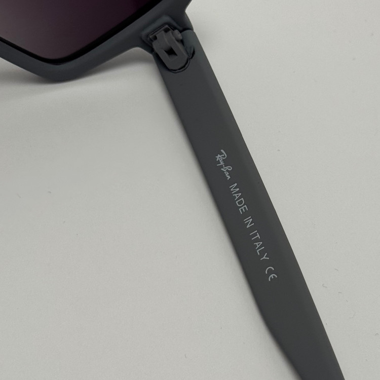 عینک آفتابی پلاریزه ریبن مستطیلی طوسی کد rayban RB 2201
