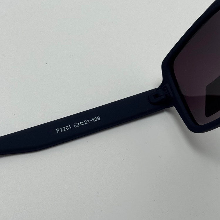 عینک آفتابی پلاریزه ریبن مستطیلی آبی پر رنگ کد rayban RB 2201