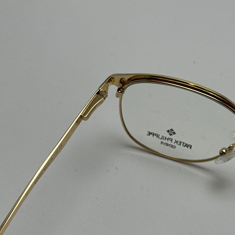 فریم عینک طبی طلایی گرد برند پتک فیلیپ PATEK PHILIPPE مردانه و زنانه