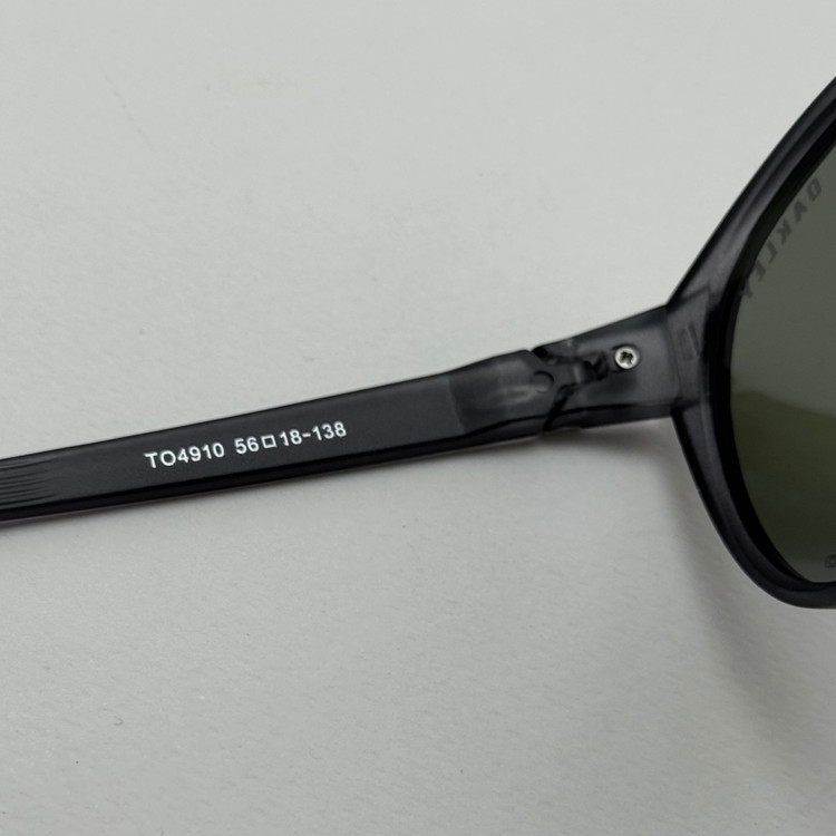 عینک آفتابی پلاریزه اوکلی Oakley طوسی عدسی آبی گرد کد TO4910